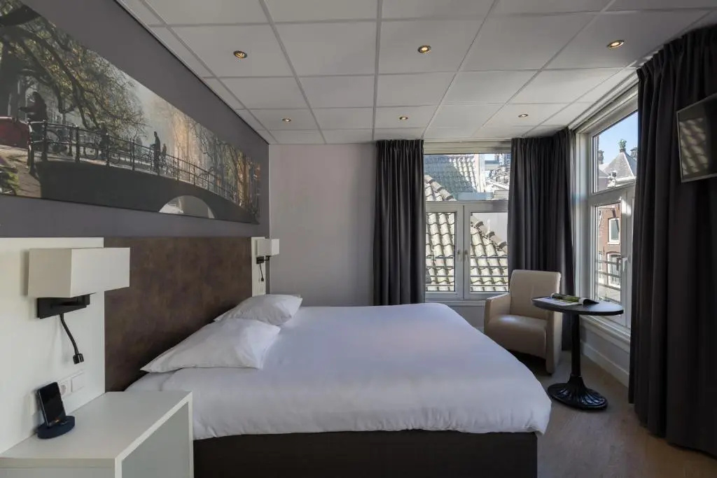 Hotel Amsterdam De Roode Leeuw - Chambres