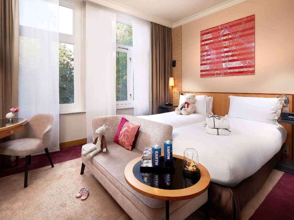 (1)Family room (4 single beds and full double bed) at Sofitel Legend The Grand Amsterdam in Amsterdam