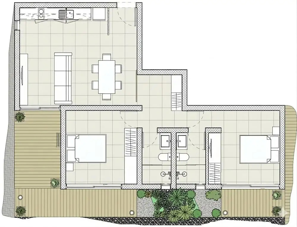 Joli Beach Apartments With Shared Pool