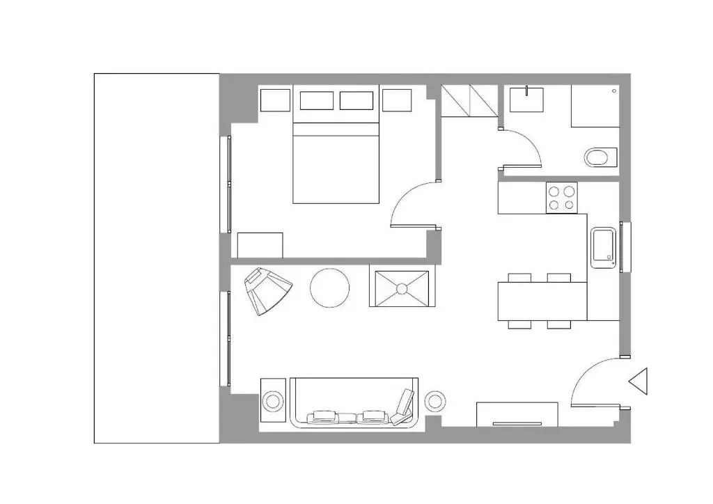 1 Bedroom Apartment with sea view