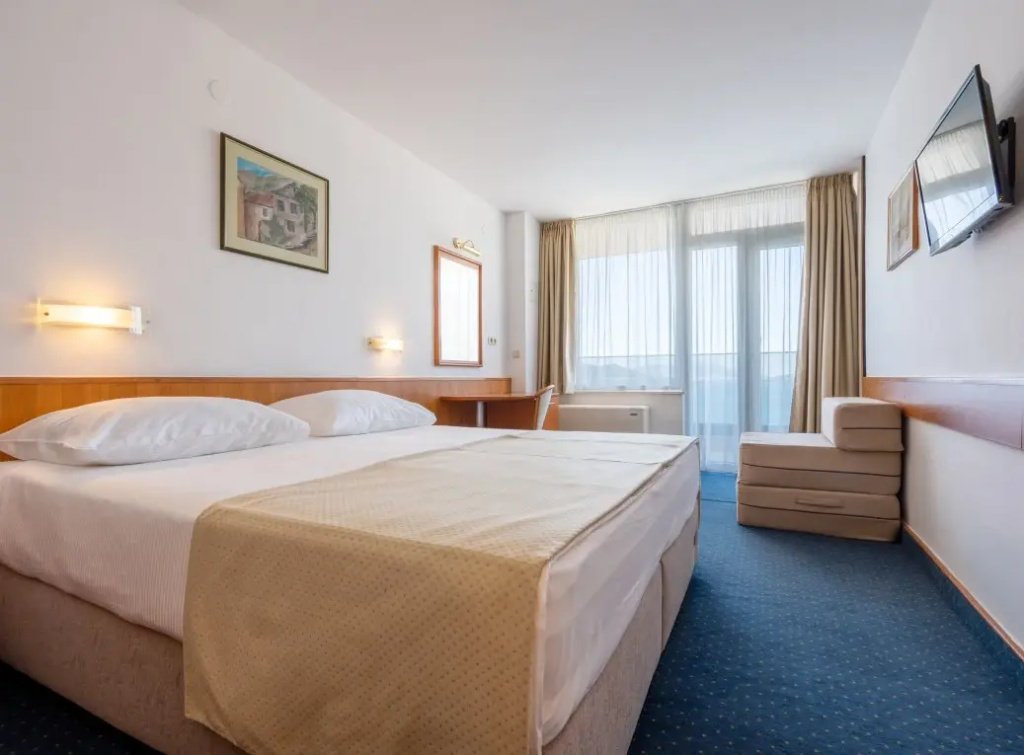 Standard room with balcony and with sea view