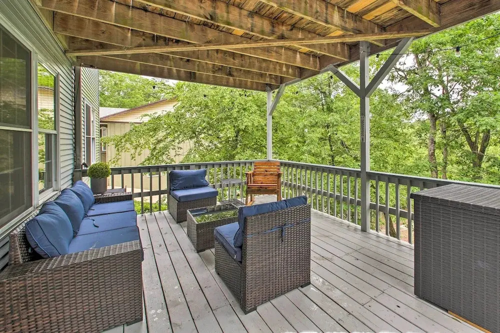 Kayaks & Boat Dock: Lakeside Hot Springs Retreat