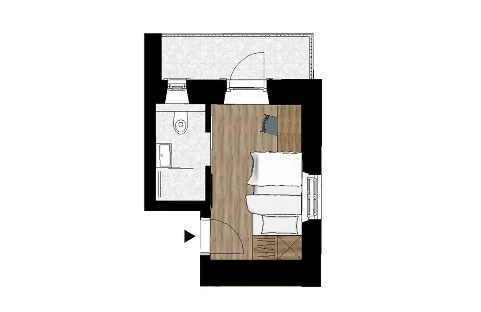 Standard Single room with balcony
