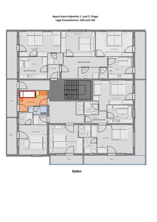 Apart-Garni Alpevita - Chambres