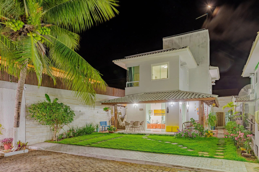 Gb01 Excelente Casa 4 Suítes Em Guarajuba Com Piscina E Wi Fi