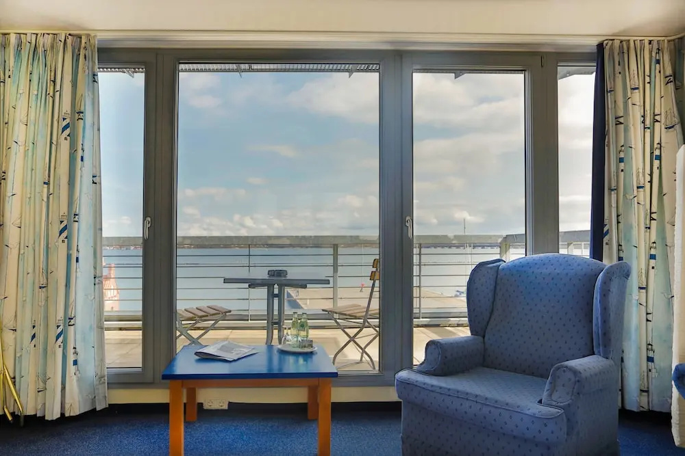 Studio with balcony