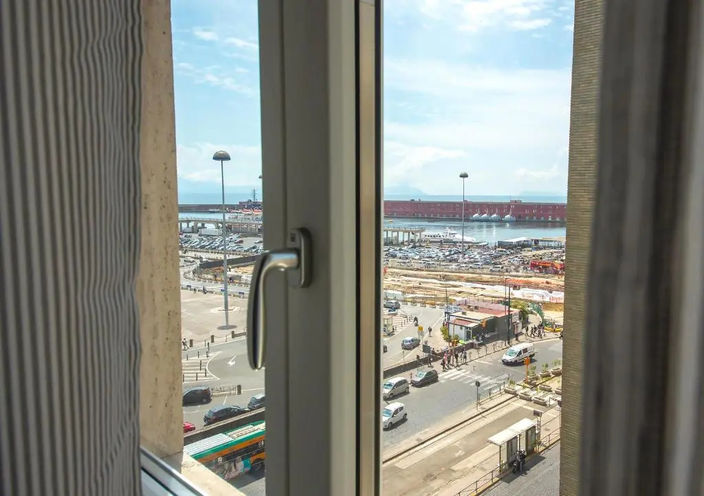 Deluxe Double room with balcony and with sea view (full double bed)