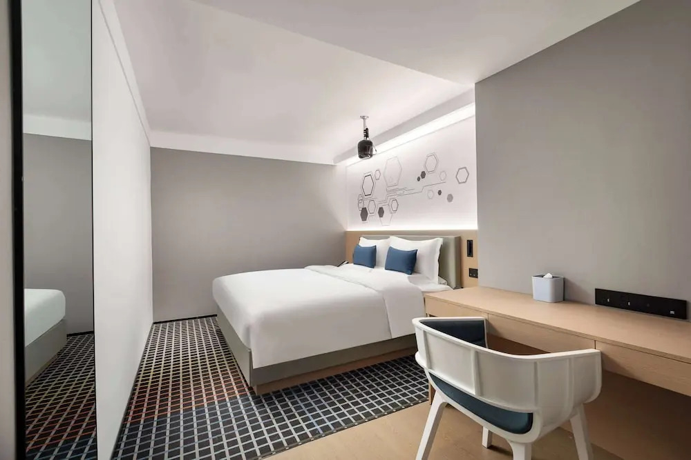 Двухместный номер Standard двуспальная кровать в Microtel By Wyndham Handan New Century