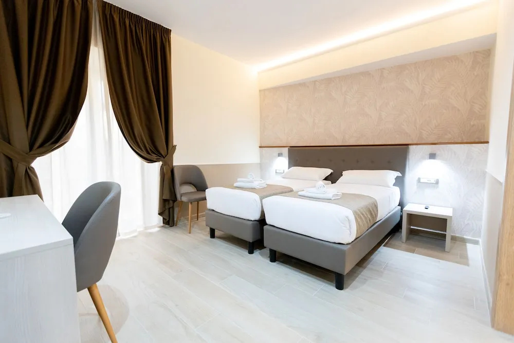 Deluxe Double room with balcony and with city view (full double bed)