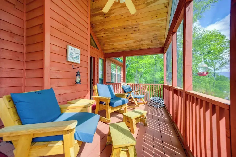 Bryson City Vacation Rental - Hot Tub & Lake Views