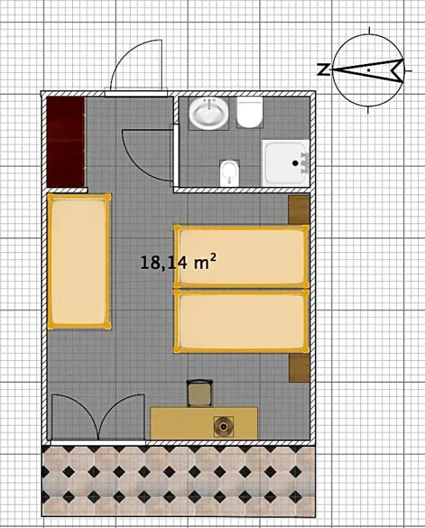Hotel Bertha - Chambres