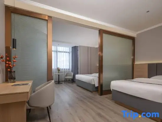 GreenTree Inn Kunshan High Speed Rail Station Hengshan Road Express Hotel - Chambres