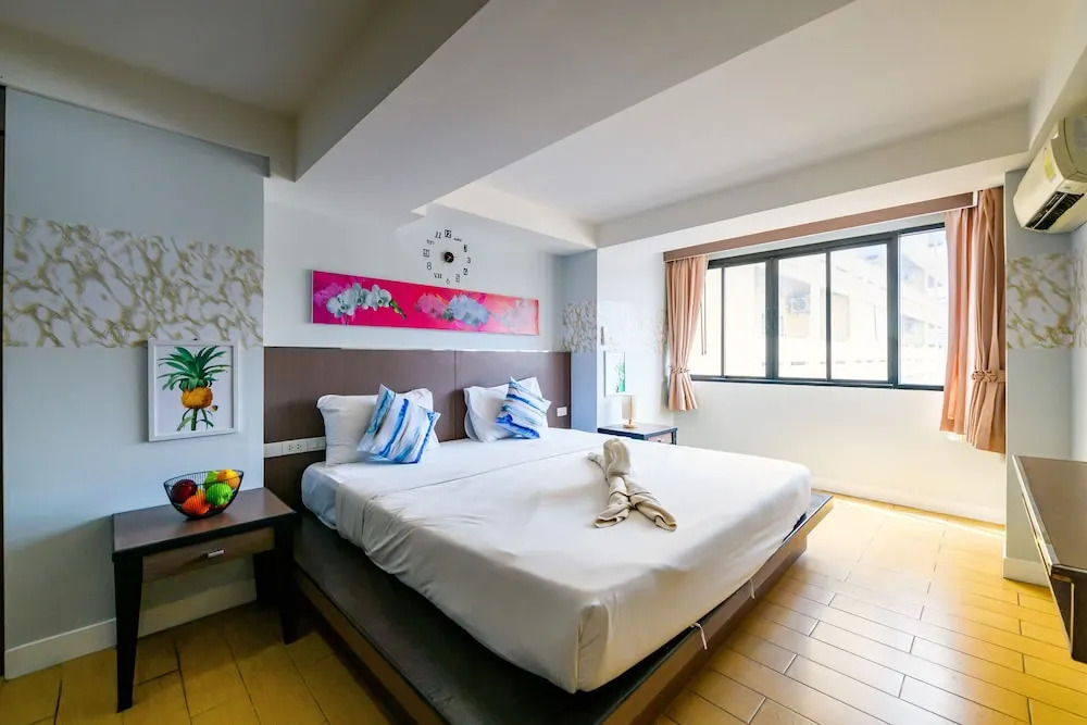 Люкс Deluxe с видом на город в Scandia beach hotel