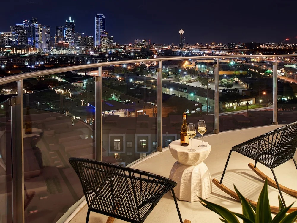 Двухместный люкс Пентхаус с балконом двуспальная кровать в Virgin Hotels Dallas