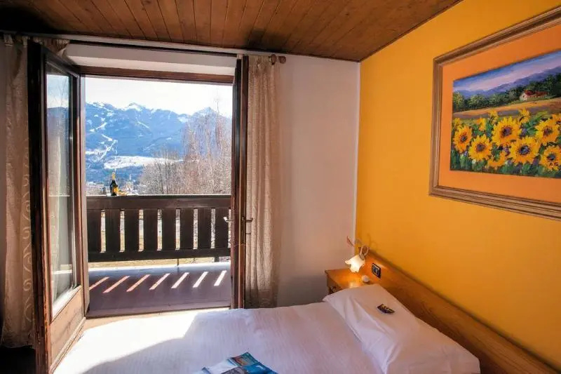 Classic Double room with mountain view (full double bed)
