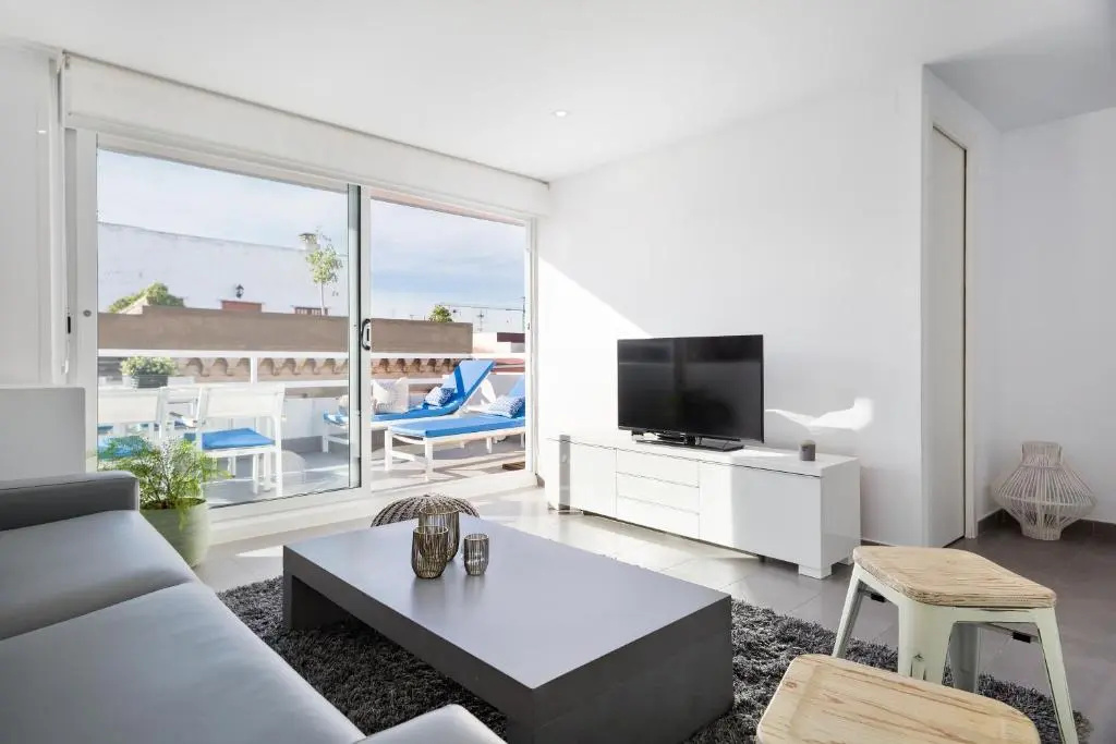 Sitges Group Blue and White - Chambres