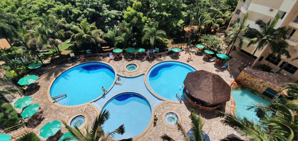 Thermas Paradise Cobertura 2 suítes e churrasqueira