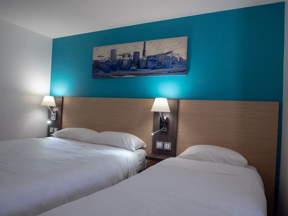 Hotel Restaurant Bleu France - Chambres