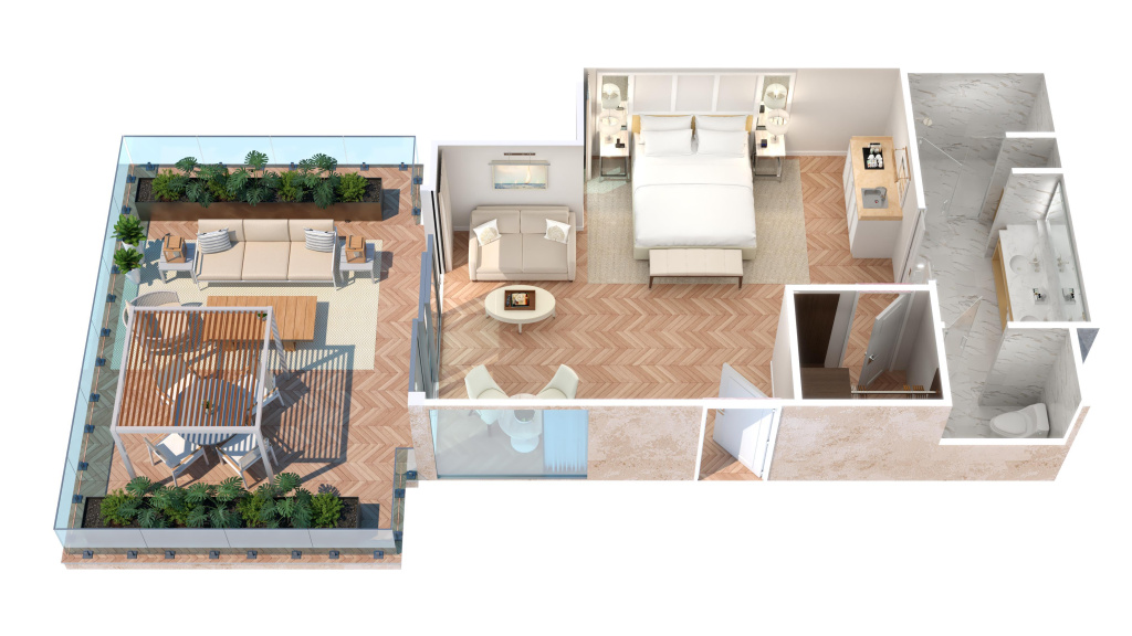 Suite with ocean view