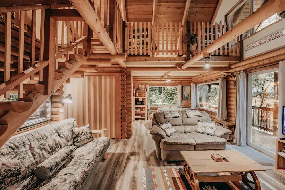 Baker Rim Cabin 17 - A Rustic Family Cabin With Modern Features