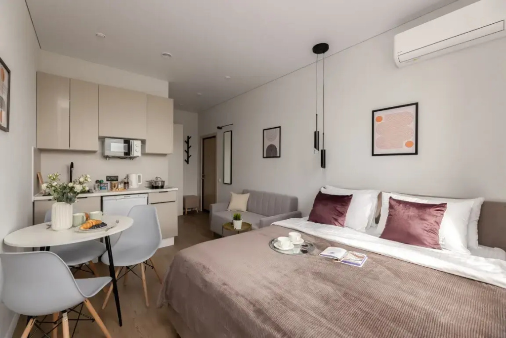 Апартаменты SMART LOFTS | Space | 5 мин до м Спартак | Рядом стадион и Крокус Экспо — фото