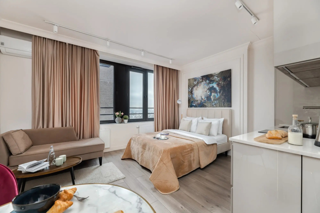 Апартаменты SMART LOFTS | Renaissance | Вид с 42 этажа | Бизнес-класс у метро Дмитровская — фото