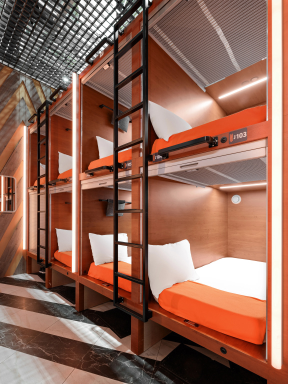 Хостел GettSleep SVO терминал B общая зона — фото