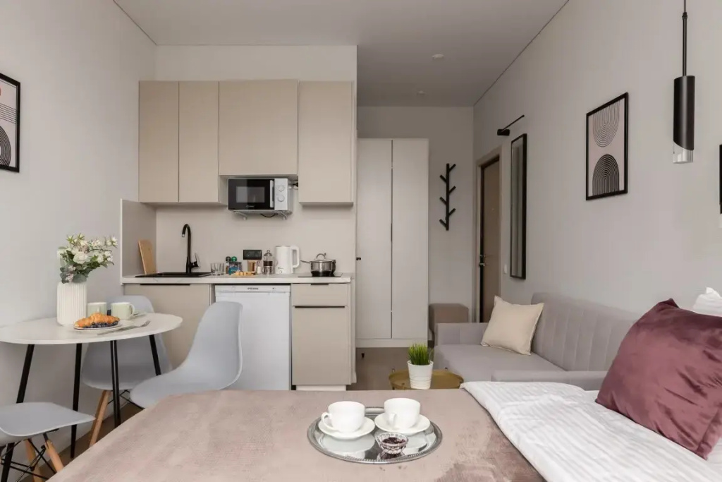 Отель Апартаменты SMART LOFTS | Space | 5 мин до м Спартак | Рядом стадион и Крокус Экспо в Москве