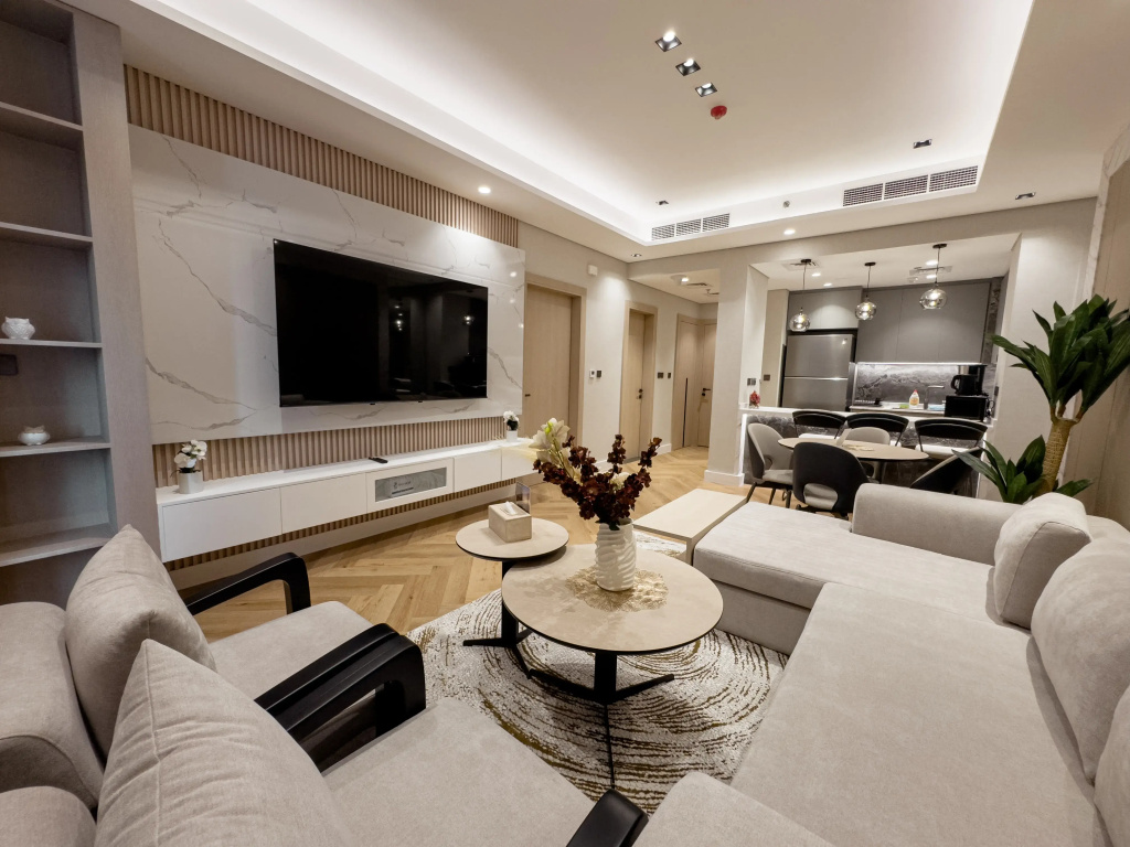 Отель Апартаменты Vserve Elevate Your Stay with Stunning Skyline Views в Дубае