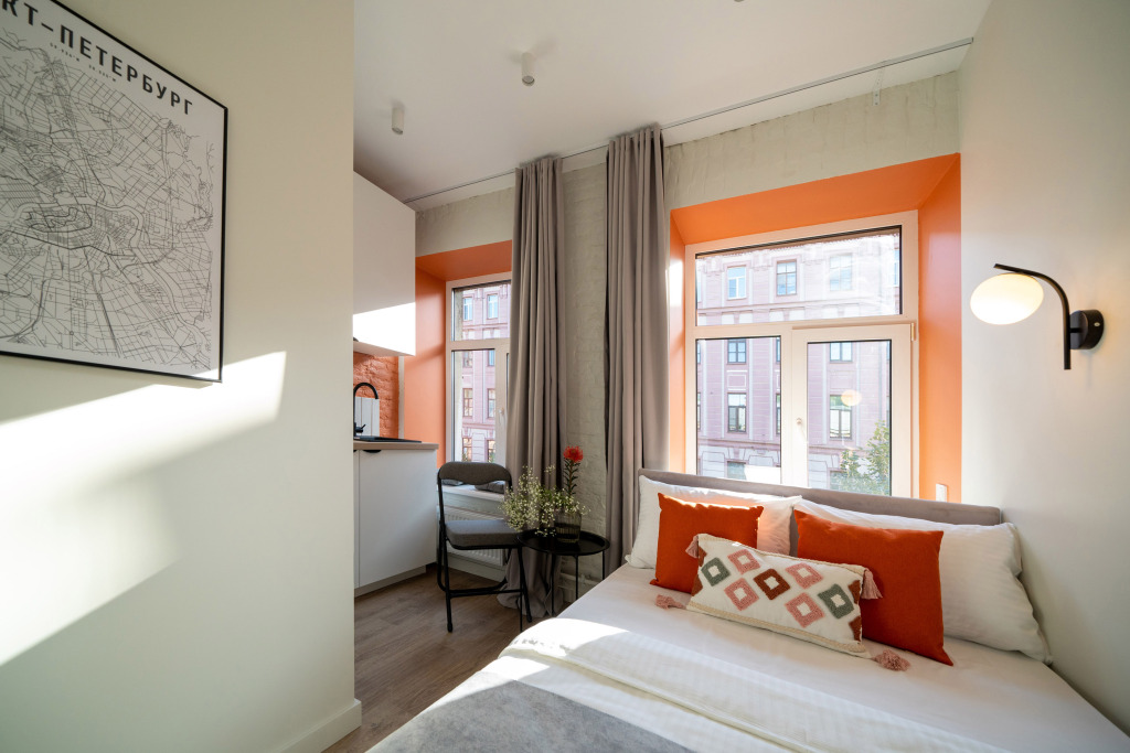 Одноместная студия с видом на город в Light house