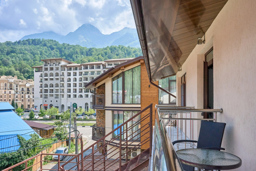 Четырёхместная студия с мини-кухней с балконом в Астра де Роза