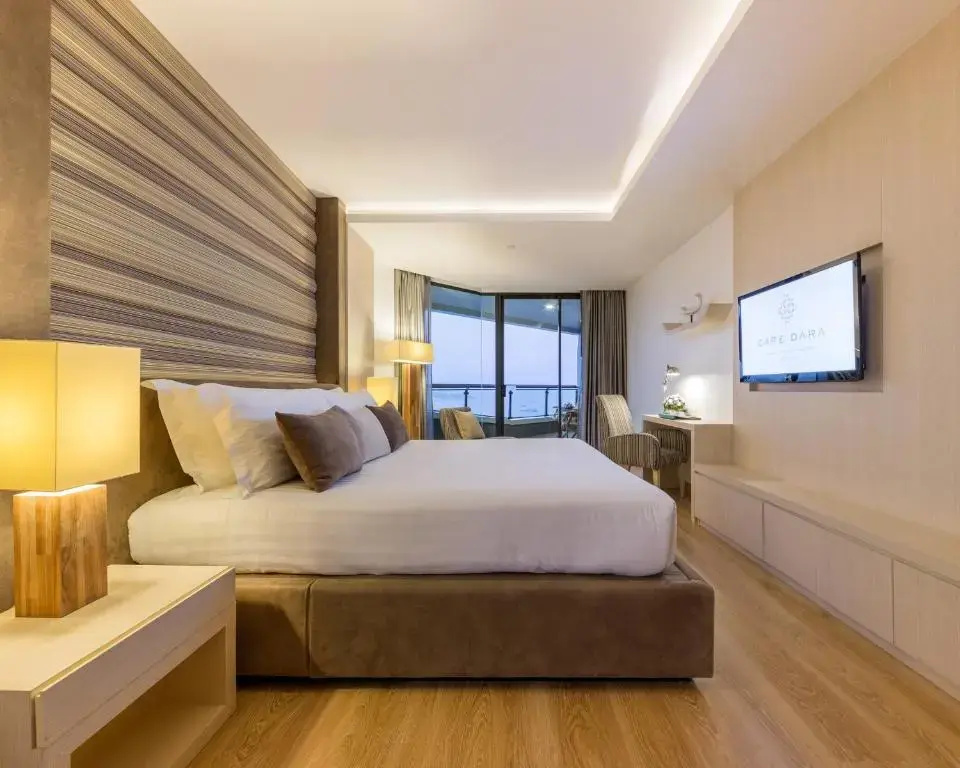 Deluxe Terrace Double room with sea view (full double bed)