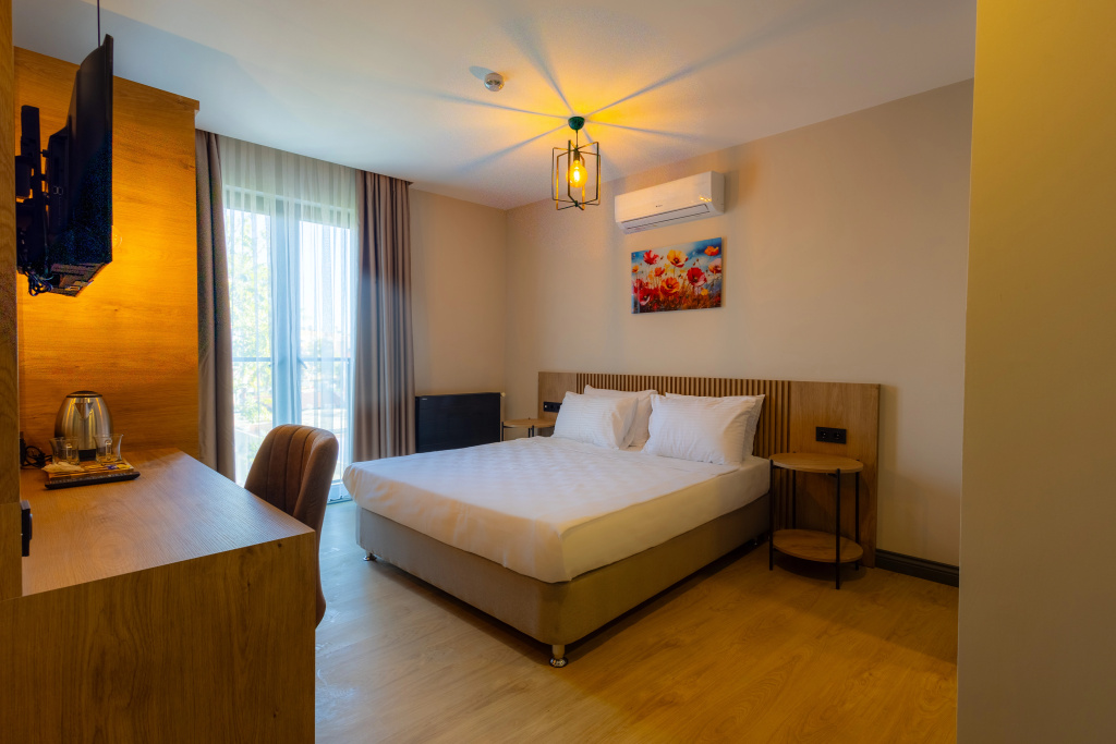 Standard Double room with city view (full double bed)