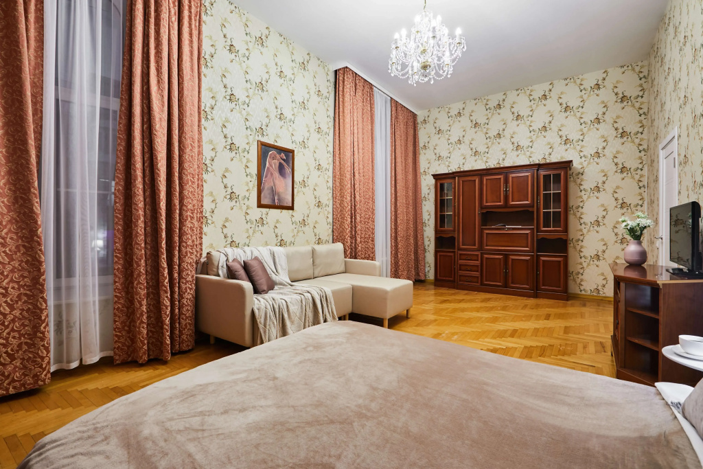 Квартира Flatstay с Эркером и Высокими Потолками — фото