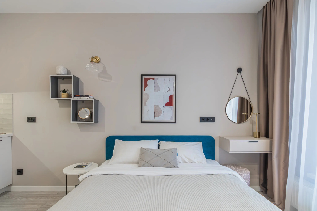 Апартаменты Aquamarine Resort в доме с бассейном в Сестрорецке — фото
