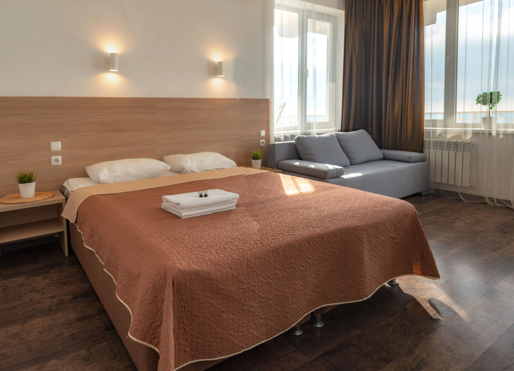European Standard Plus room with balcony and with sea view
