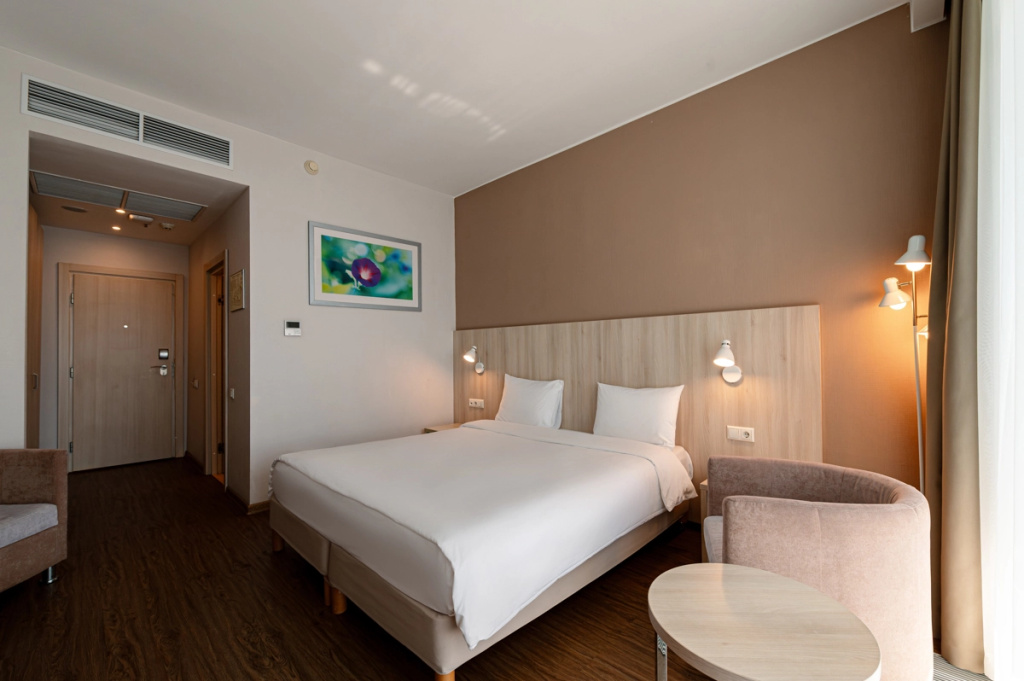 Omega Sirius Hotel Room Type - Standard Comfort Double room with sea view full double bed