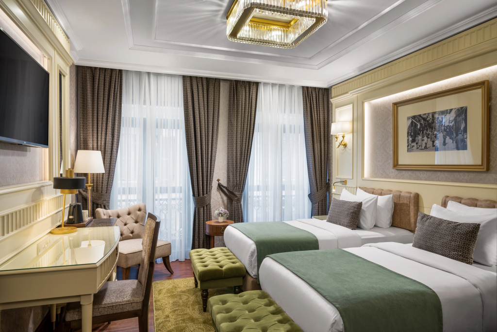 Deluxe Double room with city view (twin beds)