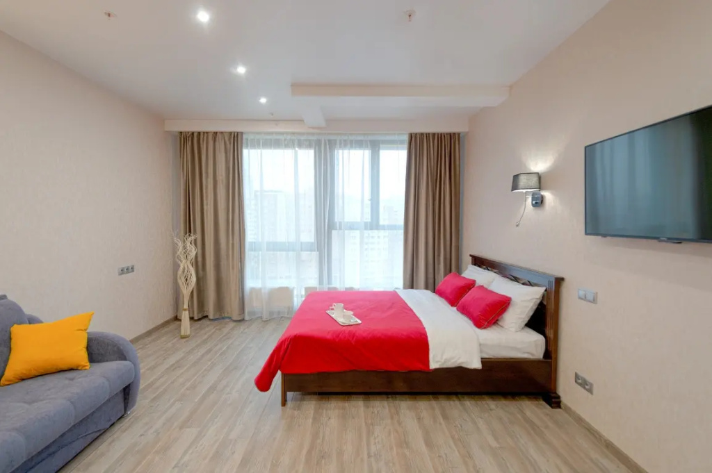 Отель Апартаменты с Видом на Город Elite Apartments в Москве