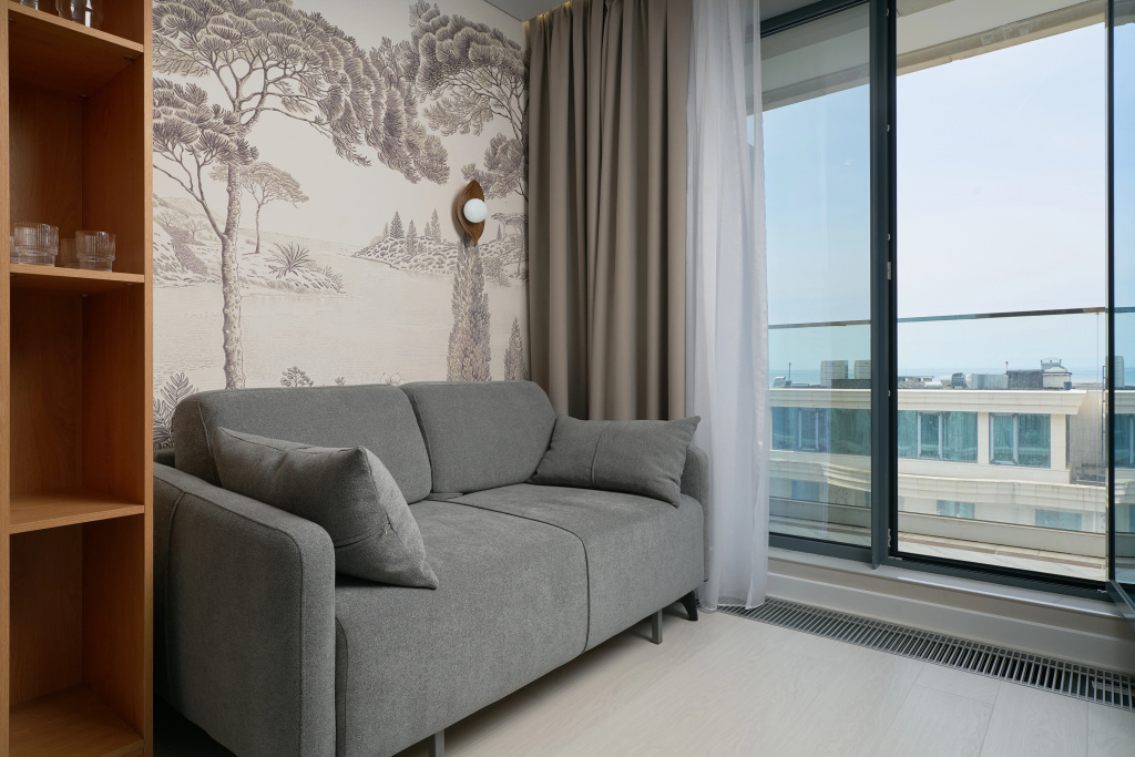 Отель Апартаменты Стандарт двухкомнатный Sea View 5 корпус в Сочи