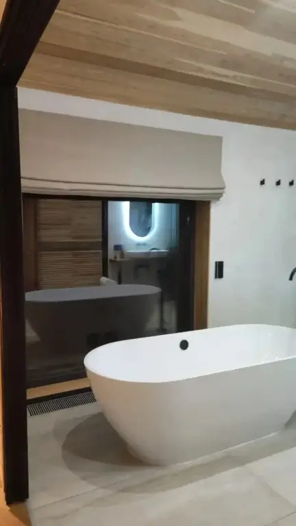 Коттедж Экоранчо Лодж-студия с панорамной ванной и сауной - фото 10