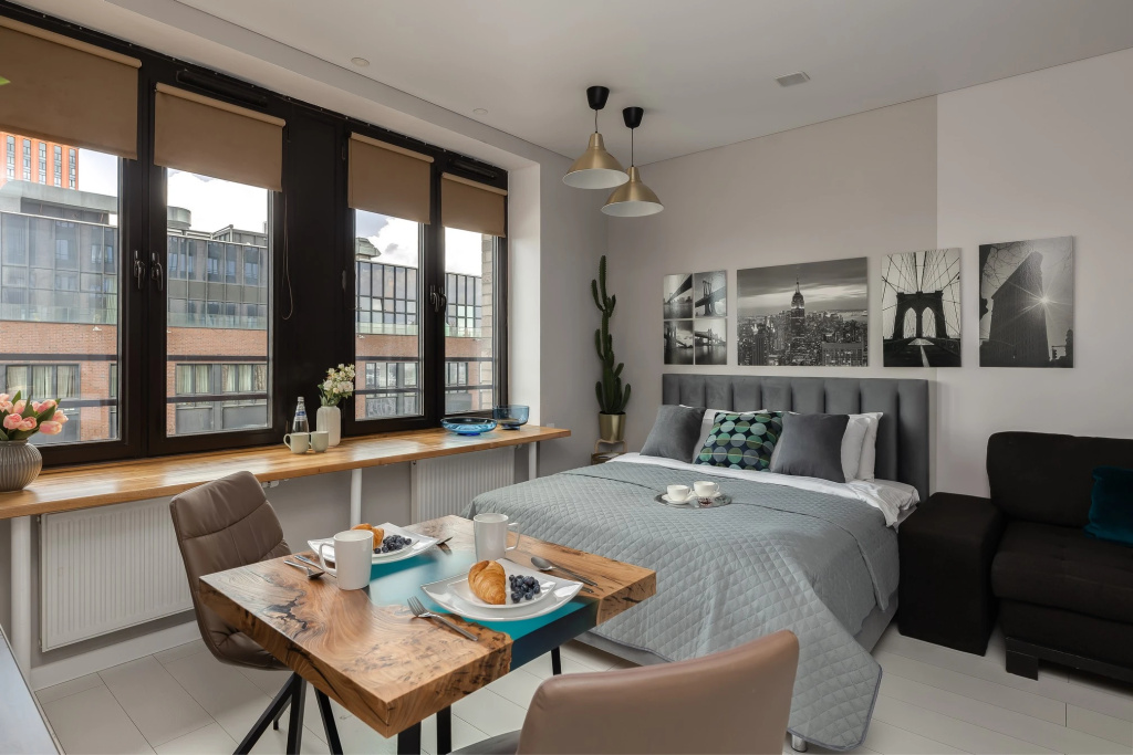 Апартаменты SMART LOFTS | Valencia | На 4 гостя у метро Дмитровская в ЖК бизнес-класса — фото