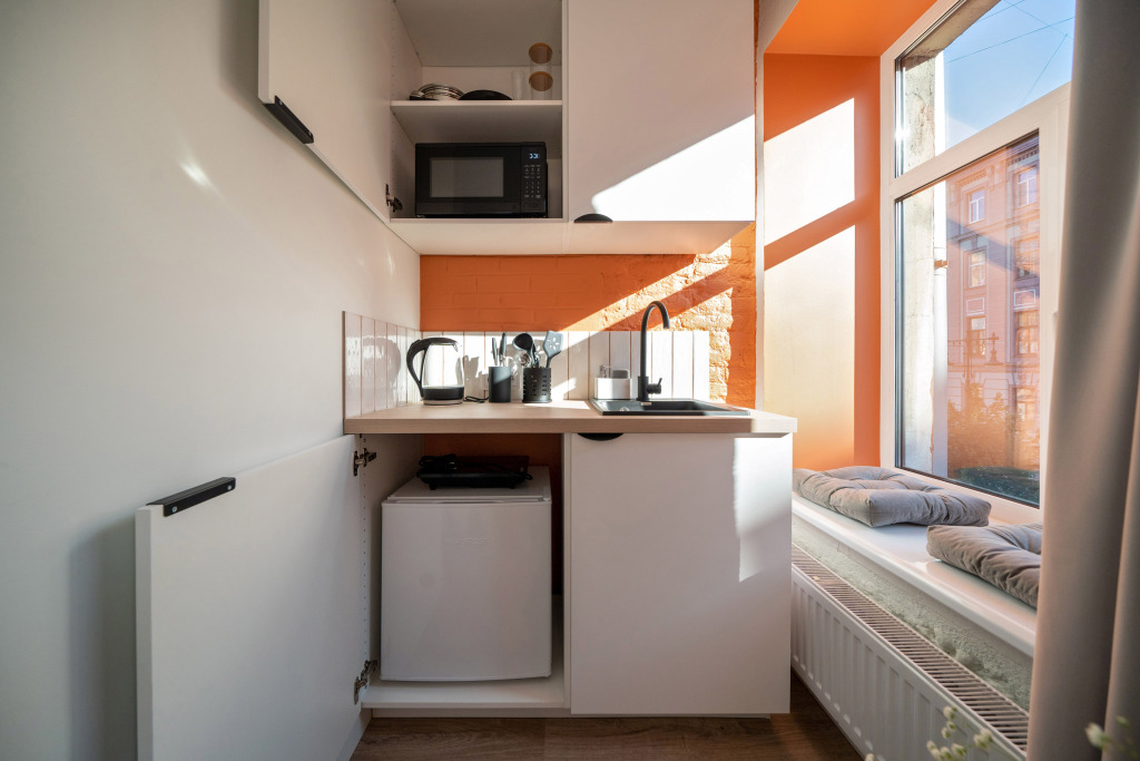 Одноместная студия с видом на город в Light house