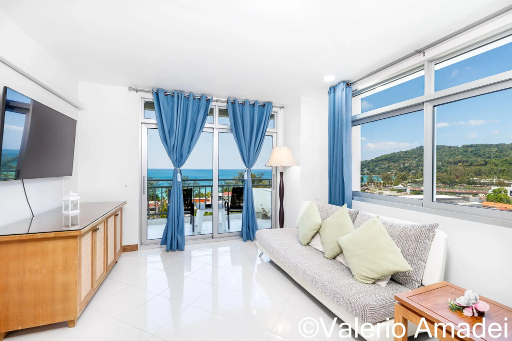 Апартаменты Standard с балконом и с красивым видом из окна в Апартаменты OMNIA  Phuket - Waterfront Karon