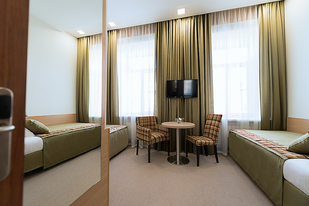 Tsentr Hotel Mini-hotel Room Type - Standard Double room with city view twin beds
