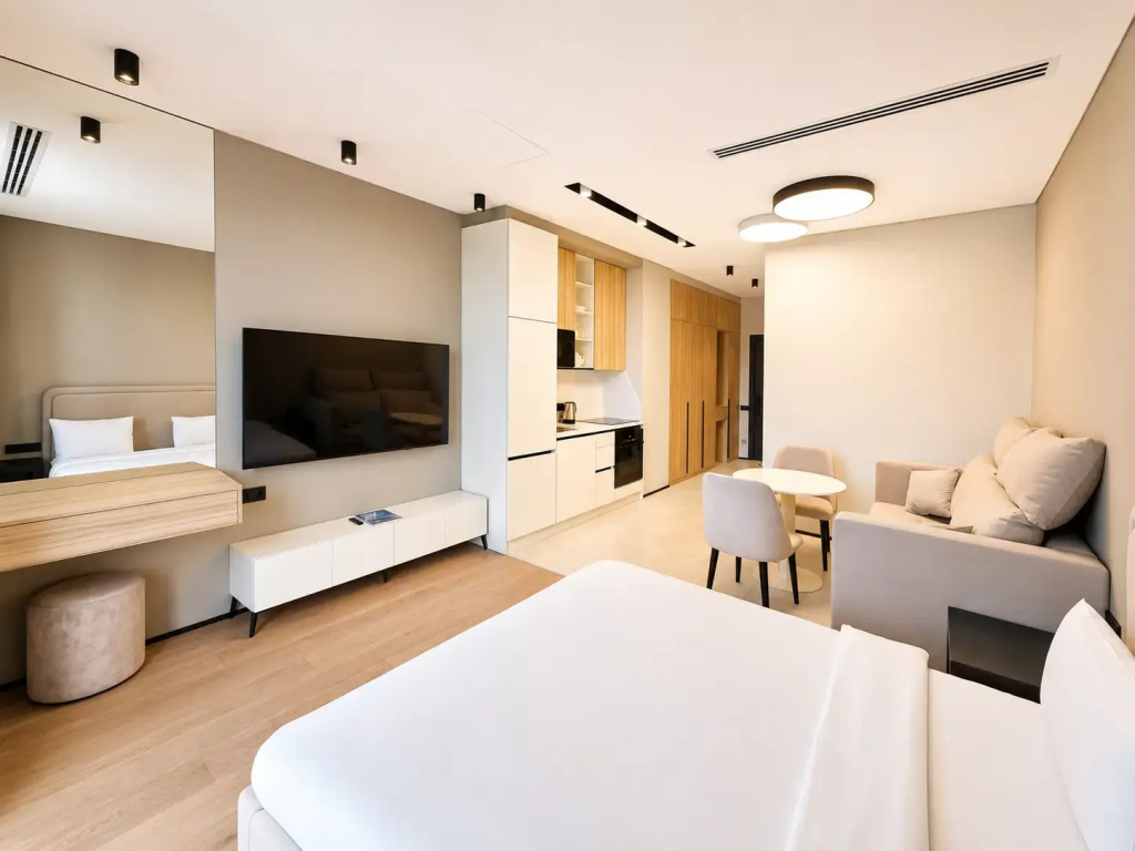 Апартаменты Lighthouse Studio with Pool & Sea View — фото
