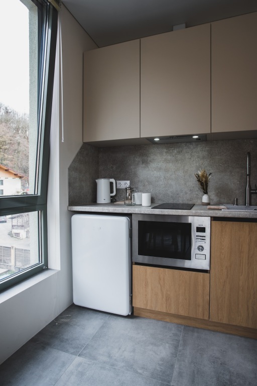 Двухместный номер Standard с красивым видом из окна двуспальная кровать в Куб Грин