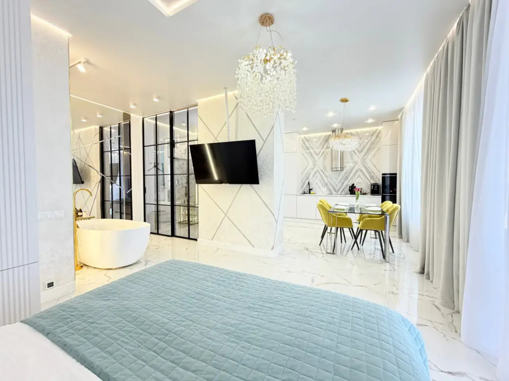 Квартира студия 44 м² 1 кровать — фото