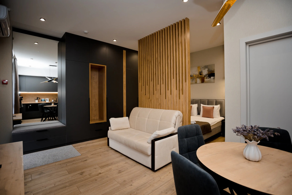 Asteriya Sirius Guest House Room Type - Deluxe Double Apartment full double bed