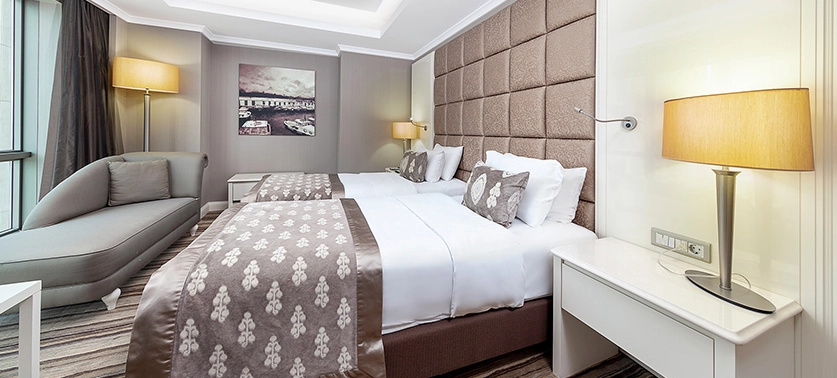 Deluxe Double room with sea view (twin beds)